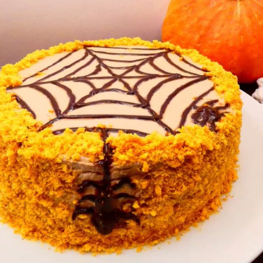 Гарбузовий торт на Гелловін