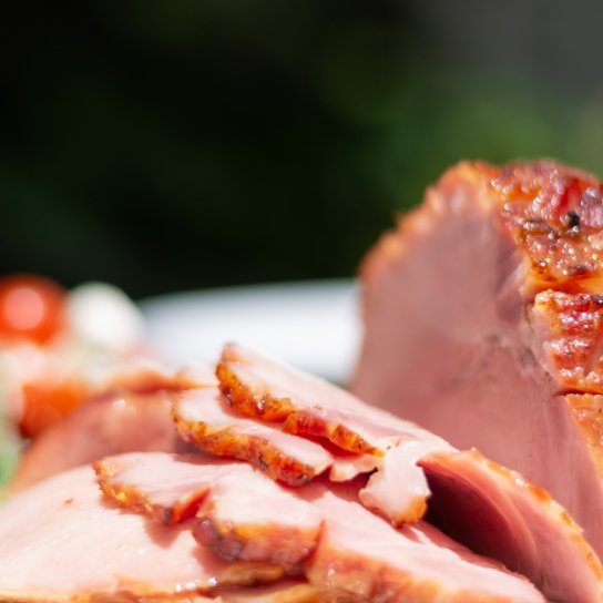 Свинина, глазурована бурбоном