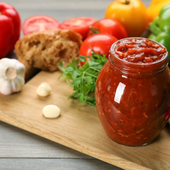 Закуска з перцю та помідорівна зиму