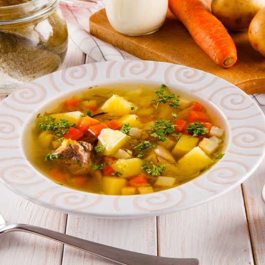 Дієтичний суп з кролика