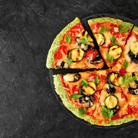 Дієтична кабачкова піца