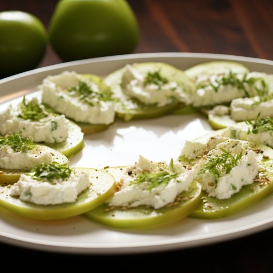 Зелені помідори з маскарпоне