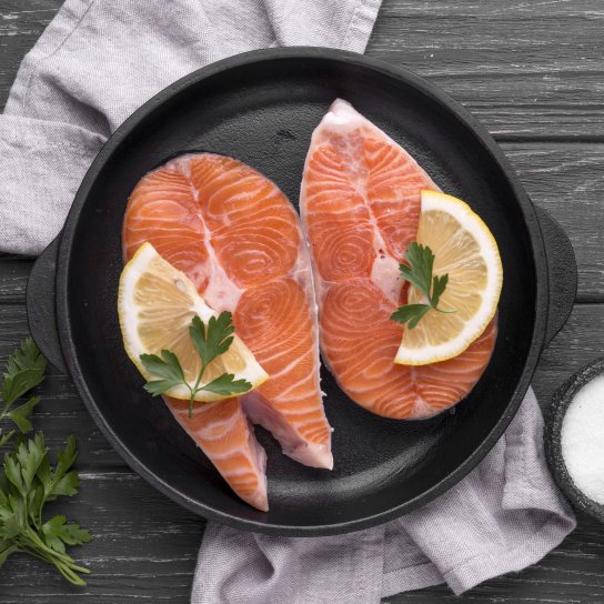 Лосось з лимоном