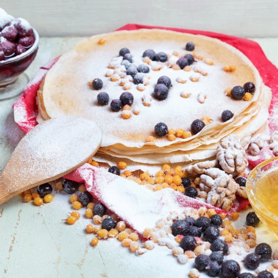 Рисові млинці з обліпиховим кремом