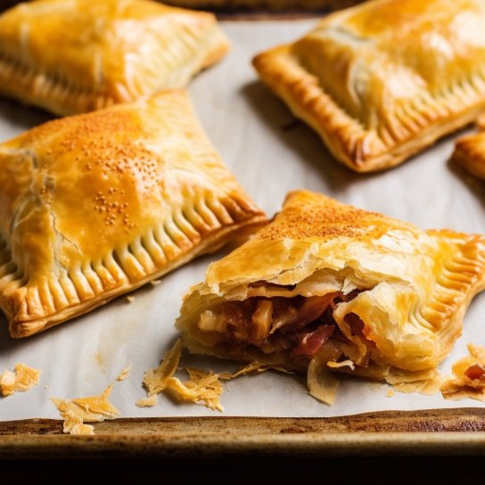 Слойки з беконом