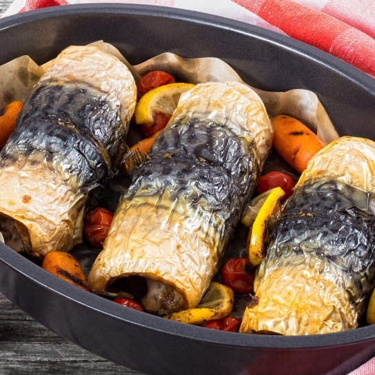 Рулетики зі скумбрії