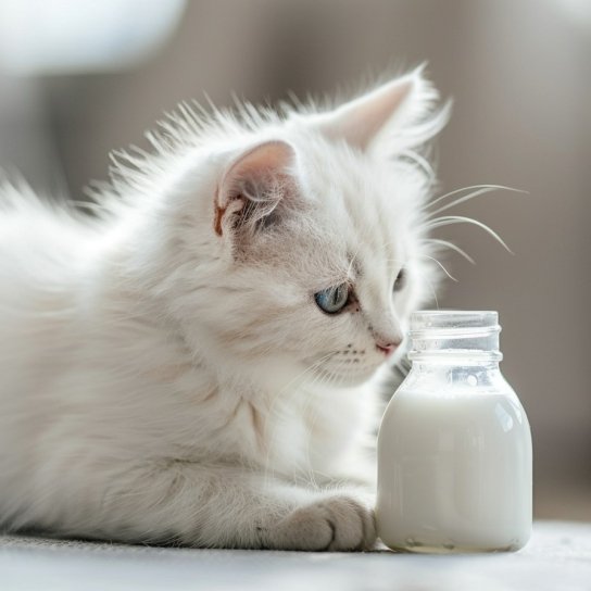 Кіт з молоком
