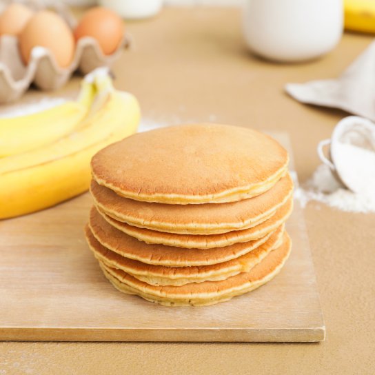 Бананові панкейки