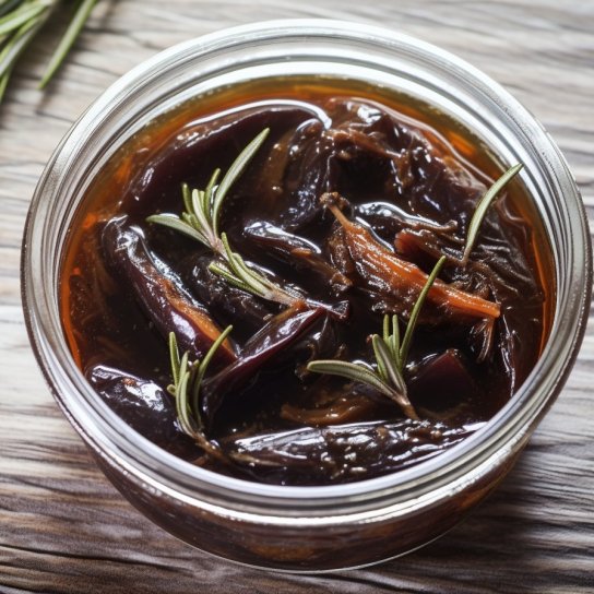 В’ялені сливи з розмарином