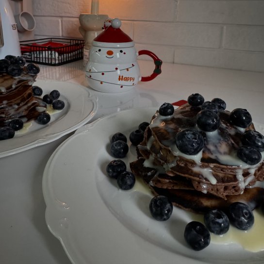 Панкейки з лохиною