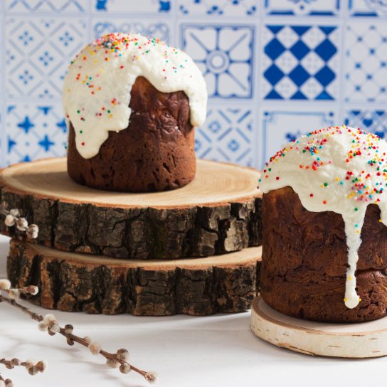 Шоколадные паски с глазурью