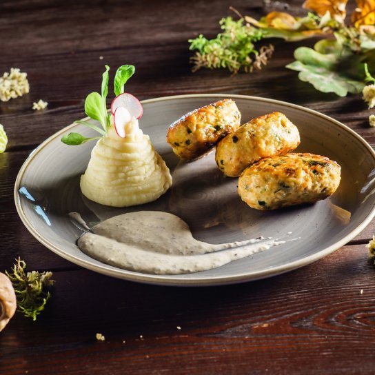 Котлети з рису та овочів