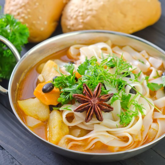 лагман з індичкою