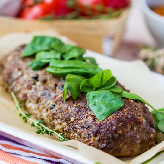 Веганський “м'ясний рулет”