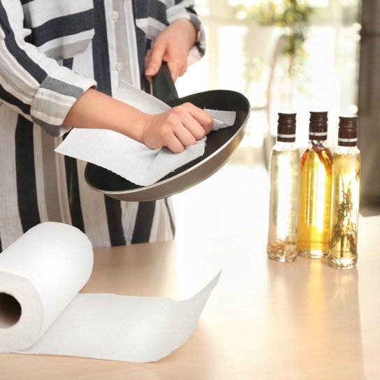 Паперові рушники на кухні