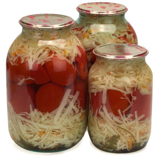 Помідори в капусті