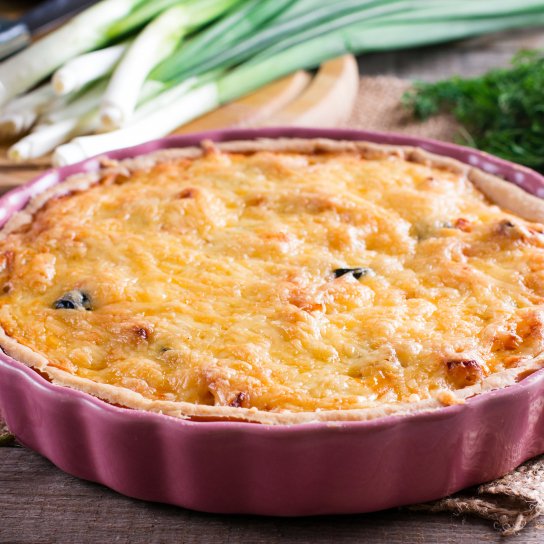 Пиріг з м’ясом і сиром