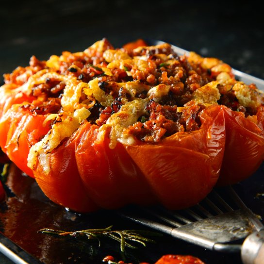 Фаршировані помідори з начинкою