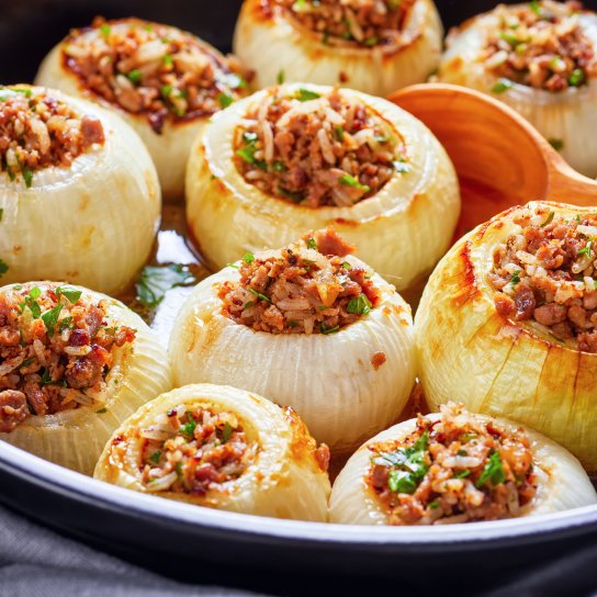 Голубці із цибулею