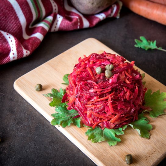 Буряковий салат з заправкою