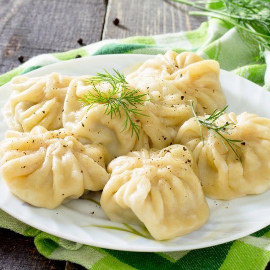 Манты с тыквой