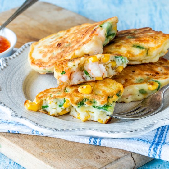 млинець із консервованої кукурудзи