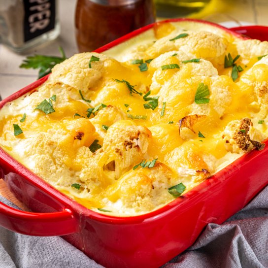 Запіканка з цвітної капусти і курятини