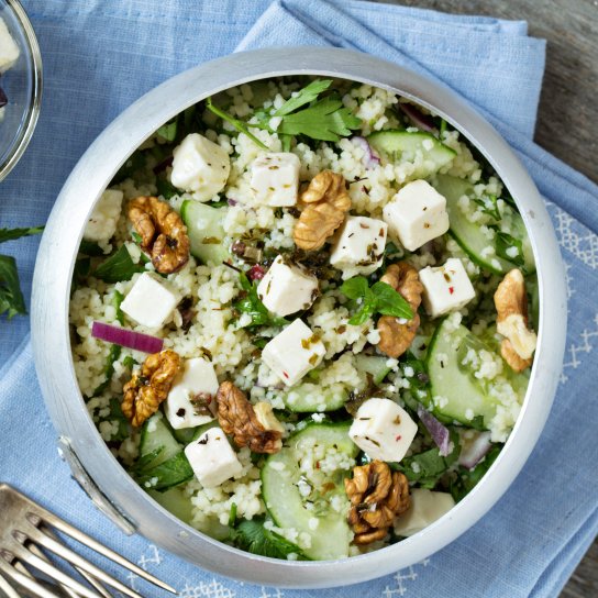 Овочевий салат з сиром