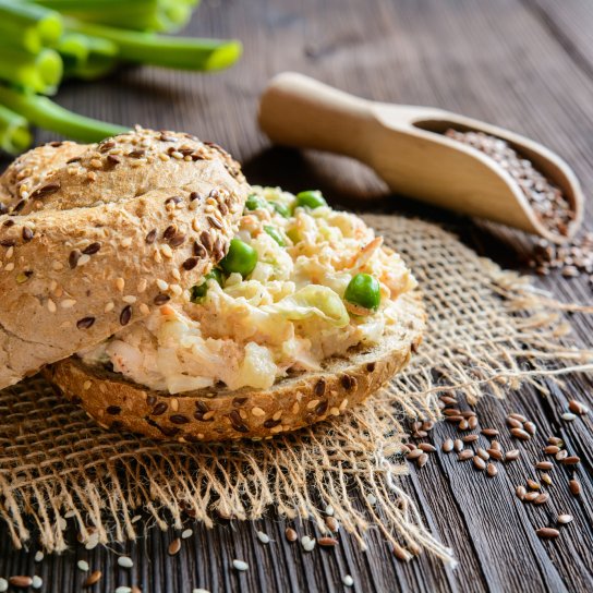 Яичный салат с цветной капустой