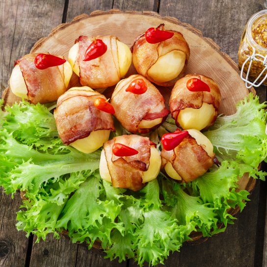 Картопля в беконі