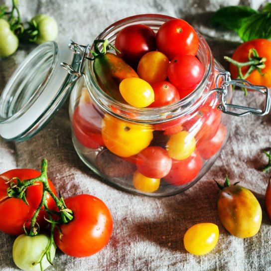 Помідори з морквяним бадиллям