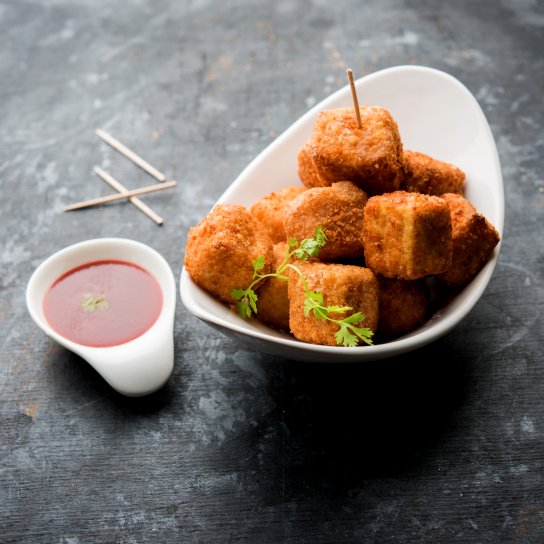 Хрусткі канапе з курятини