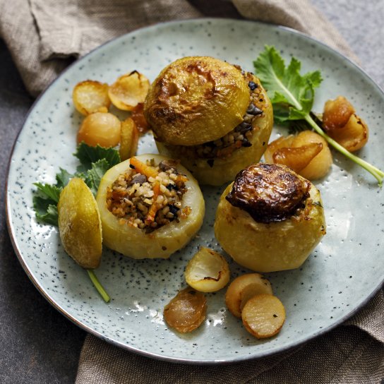 Фарширована кольрабі