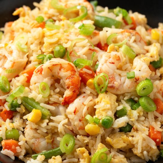 Жареный рис с креветками от Арнольда Шварцнеггера