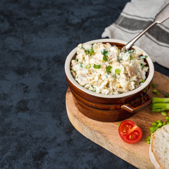 Намазка з яйцем і зеленню