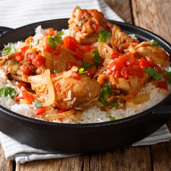 Курица с соусом