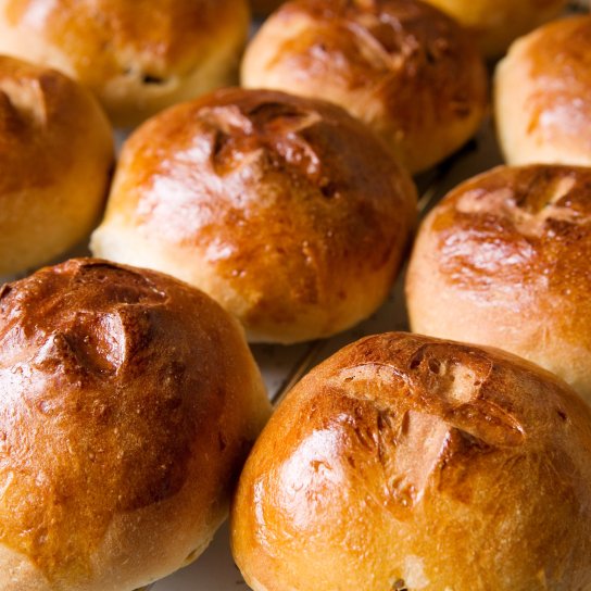 Пышные домашние булочки