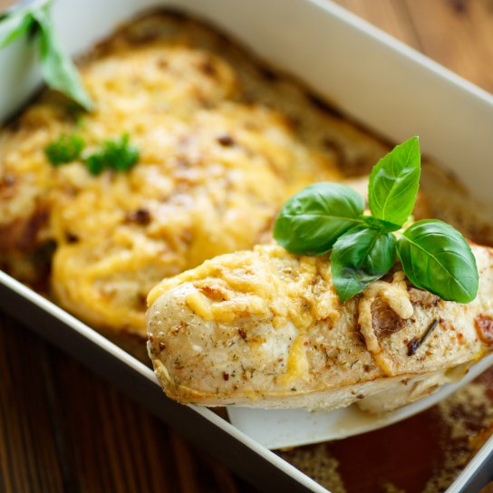 Курячі гнізда з моцарелою