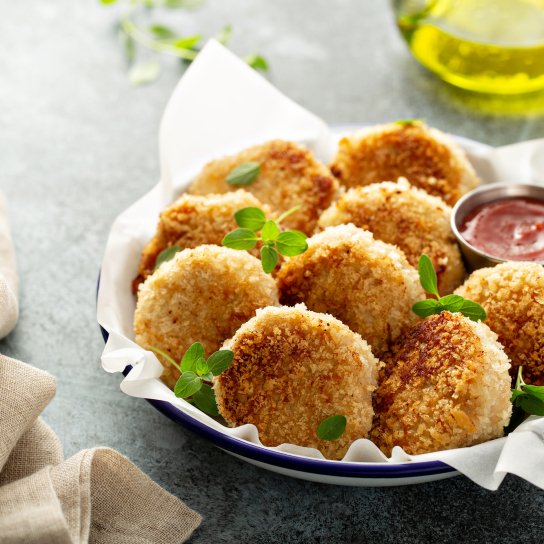 Рибні фрикадельки в паніровці