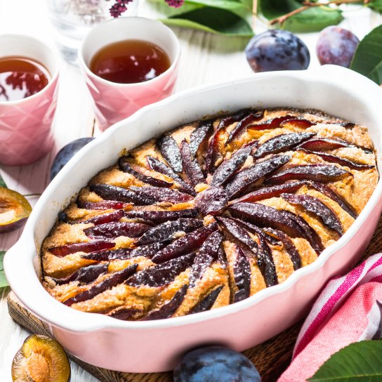 Сливовий пиріг з франжипаном