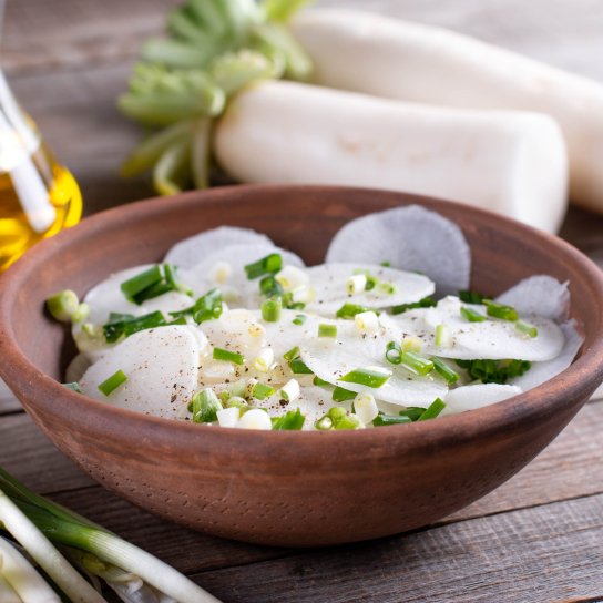 Тонко нарізана ріпа