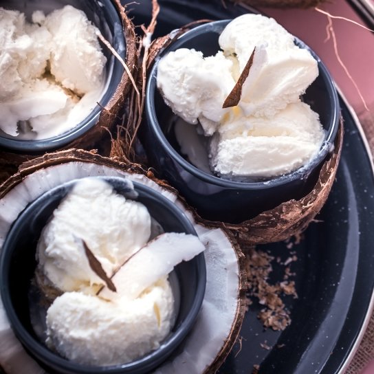 Сорбет з рікотою та огірком