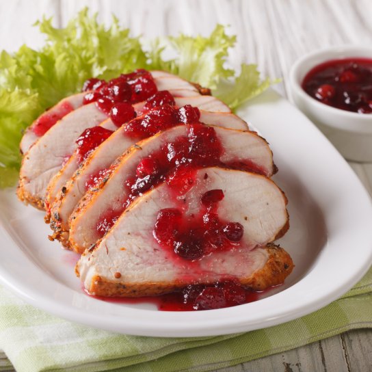 Філе індички у журавлиному соусі - рецепт