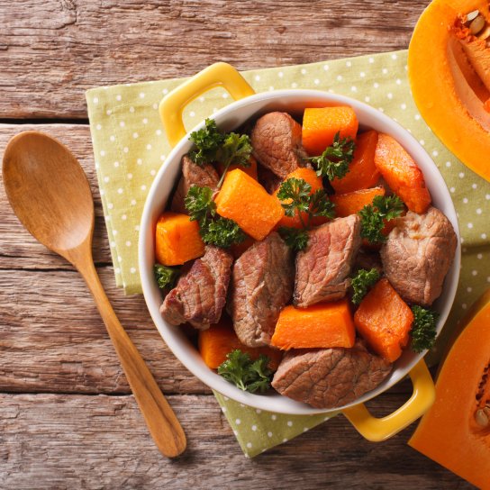 Яловичина з гарбузом