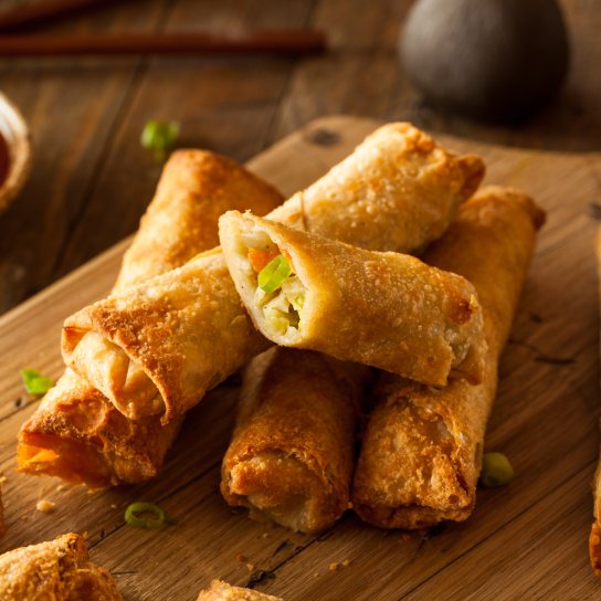 Яєчні роли з молодою капустою