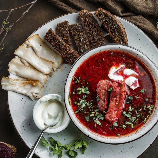 Борщ на реберцях