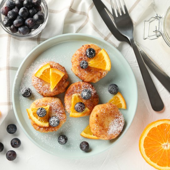 Апельсинові сирники