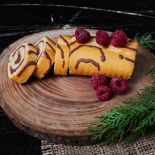 Рулет з горіховим кремом рецепт