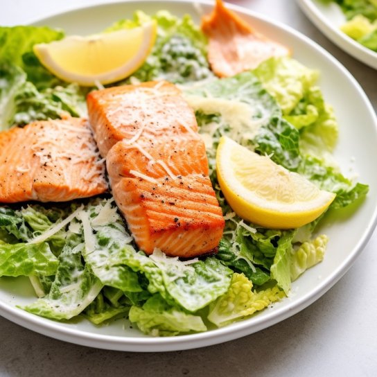 «Цезар» з філе червоної риби