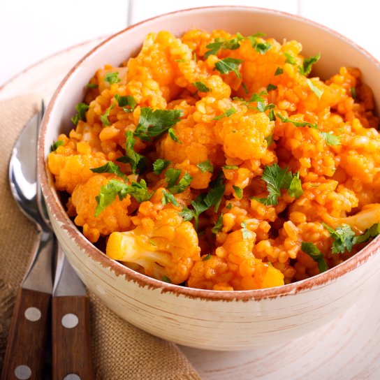 Цвітна капуста з томатом